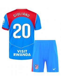 Atletico Madrid Giuliano Simeone #20 Dječji Rezervni Dres kompleti 2025-26 Kratak Rukavima (+ kratke hlače)
